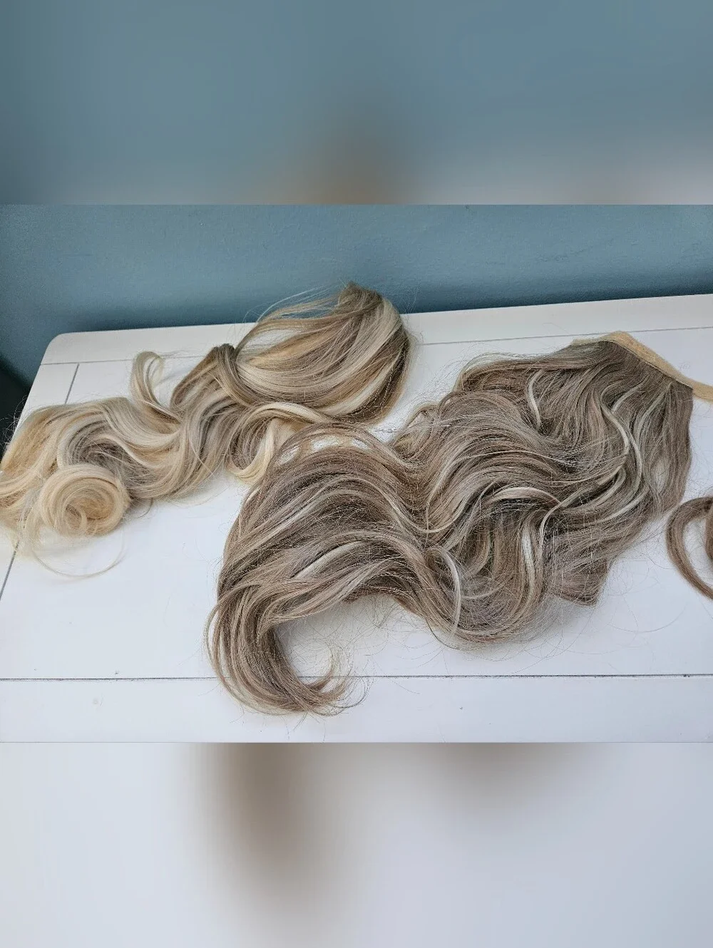 Blended Ash Blonde & Light Brown Clip-In Hair Extension